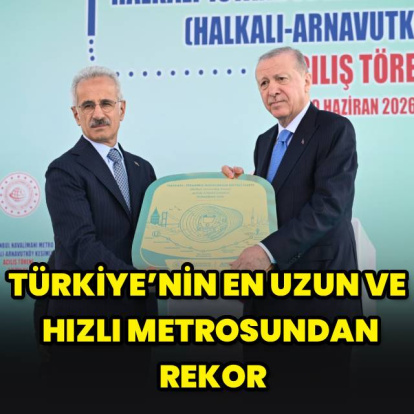 Türkiye’nin en uzun ve hızlı metrosundan rekor