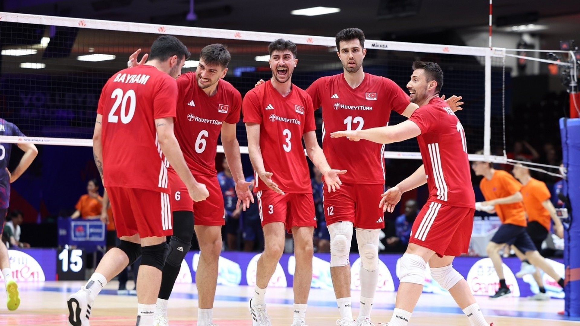 A Milli Erkek Voleybol Takımı, Milletler Ligi'nde Çin'i 3-0 Mağlup Etti