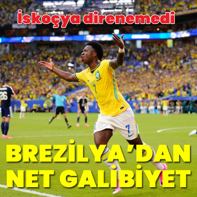 Brezilya, İskoçya’yı 3-0 mağlup etti
