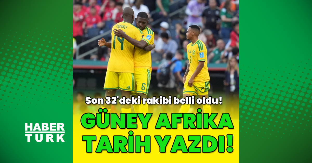 Güney Afrika'dan tarihi başarı!