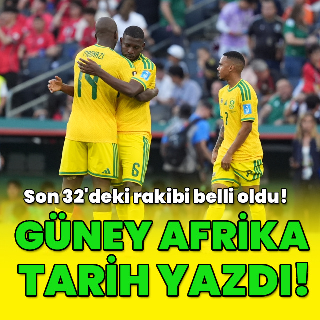 Güney Afrika'dan tarihi başarı!
