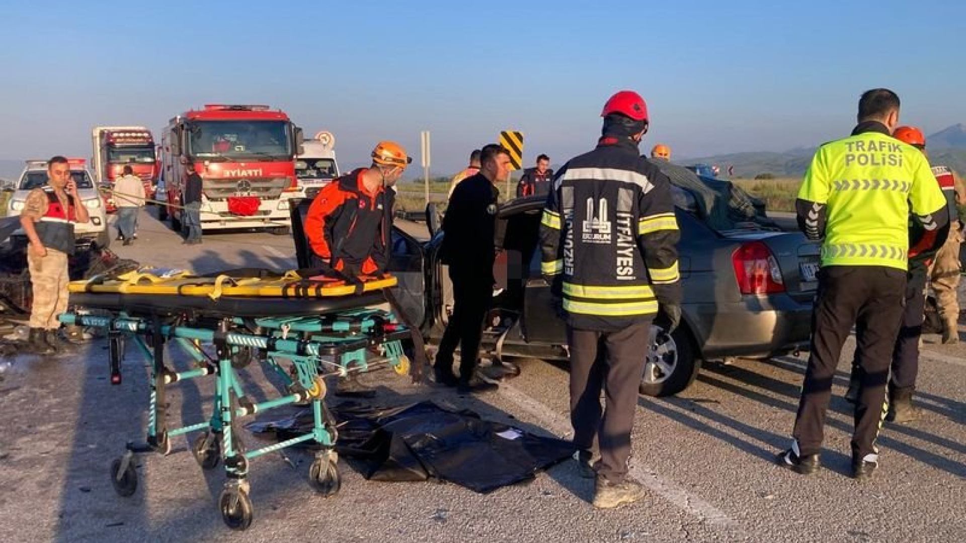 Erzurum'da Katliam Gibi Kaza: 3 Ölü, 3 Yaralı
