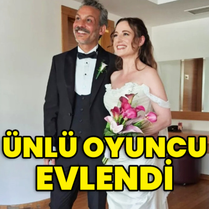 Ünlü oyuncu evlendi