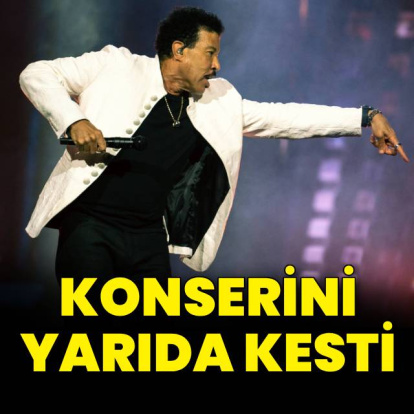 Konseri yarıda kesti