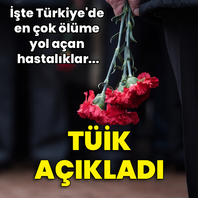 TÜİK açıkladı! İşte Türkiye'de en çok ölüme yol açan hastalıklar