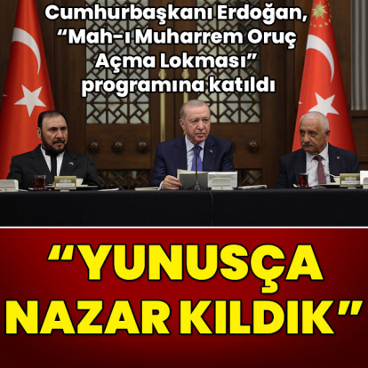 Cumhurbaşkanı Erdoğan: "Yunusça nazar kıldık"