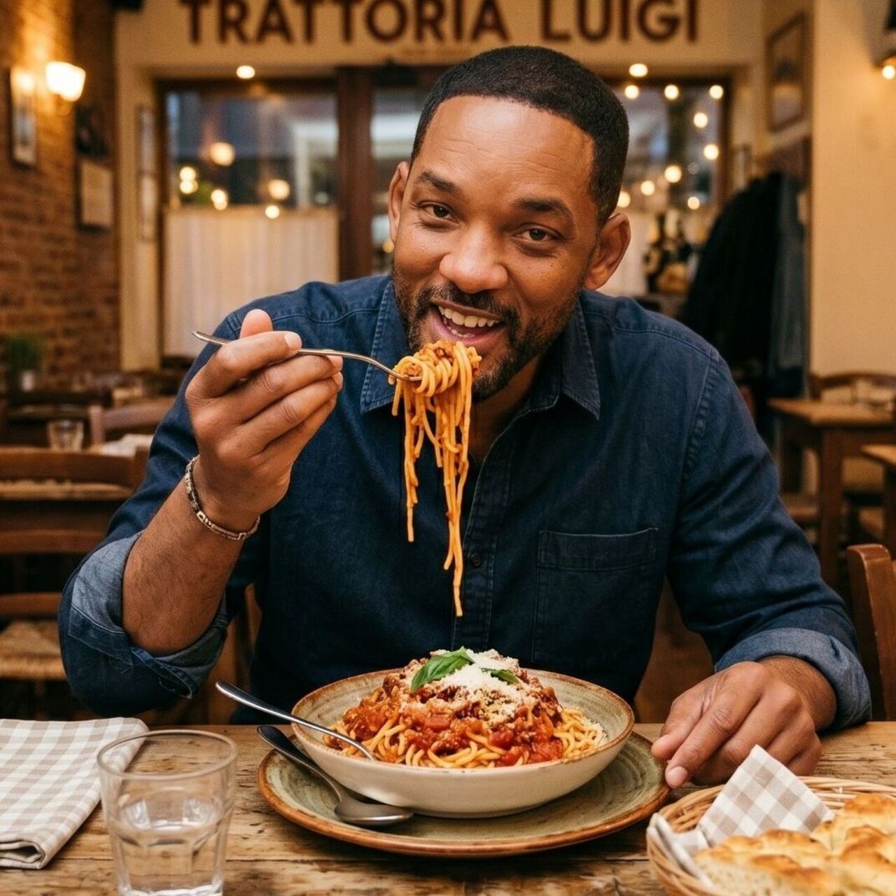 Spagetti yiyen Will Smith fenomeni!
