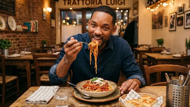 Spagetti yiyen Will Smith fenomeni!