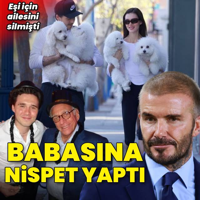Babasına nispet yaptı