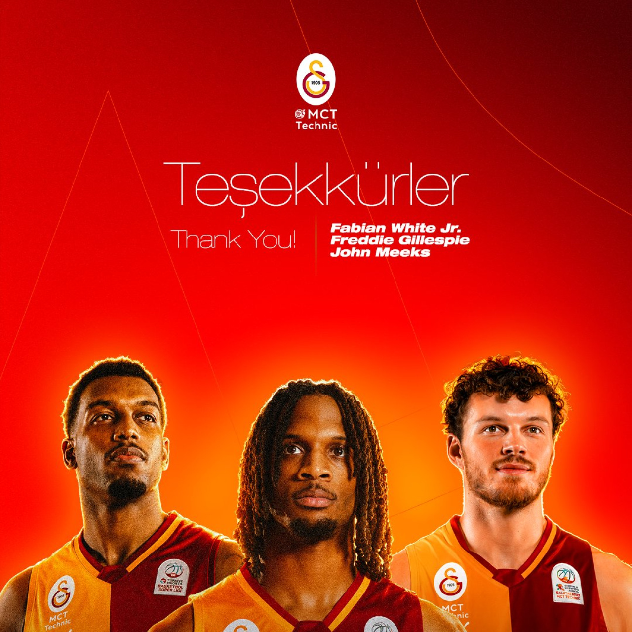 Galatasaray MCT Technic'te üç ayrılık!