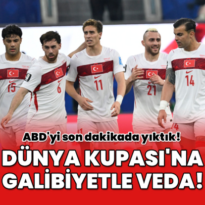 Dünya Kupası'na galibiyetle veda!