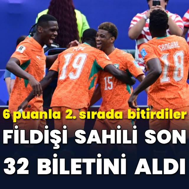 Fildişi Sahili, son 32 biletini aldı!