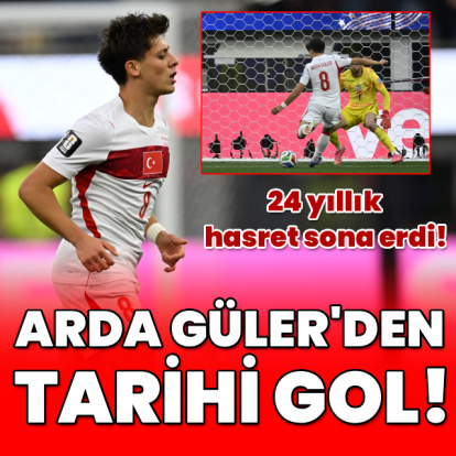 Arda Güler'den tarihi gol!