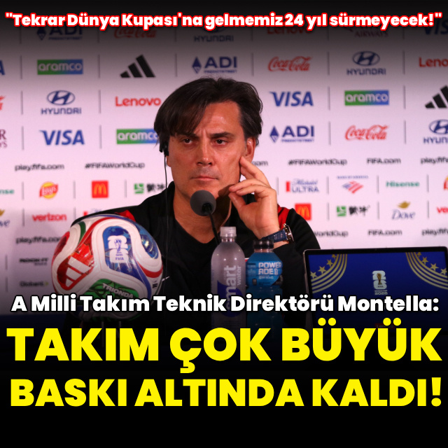 "Tekrar Dünya Kupası'na gelmemiz 24 yıl sürmeyecek!"