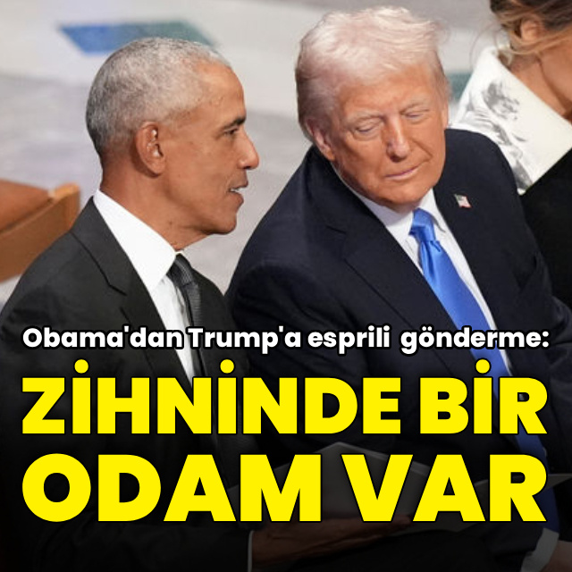 Obama'dan Trump'a: Zihninde bir odam var