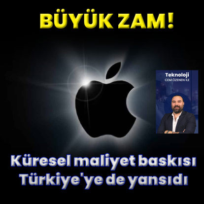 Apple Türkiye’den büyük zam