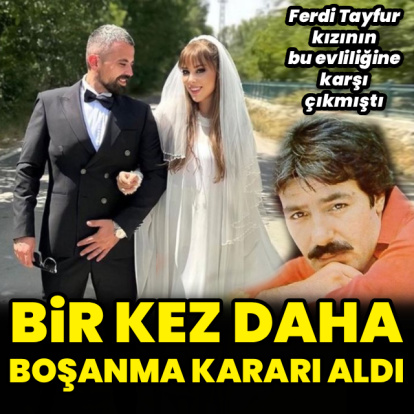 "Boşanma kararı aldım"