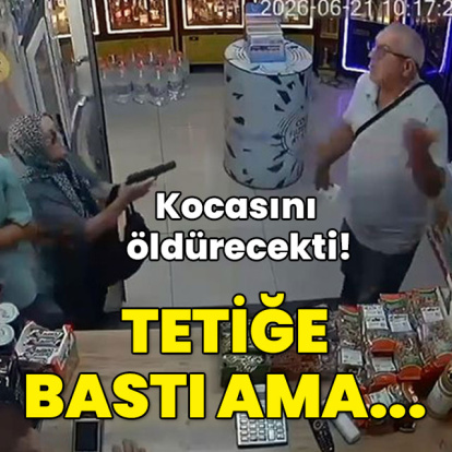 Kocasını öldürecekti! Tetiğe bastı ama...