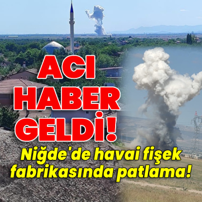 Havai fişek fabrikasında patlama!