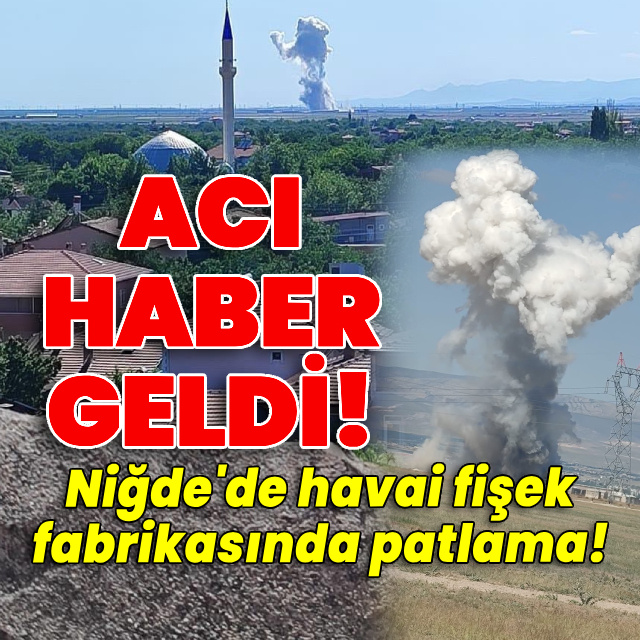 Havai fişek fabrikasında patlama!
