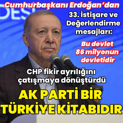 Cumhurbaşkanı Erdoğan: AK Parti bir Türkiye kitabıdır