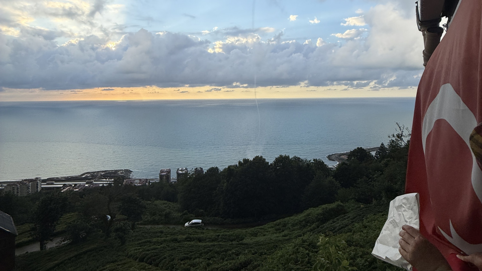 Rize'deki hortum kamerada