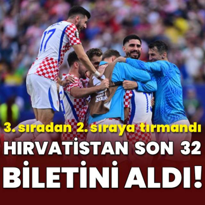 Hırvatistan son 32 biletini aldı!
