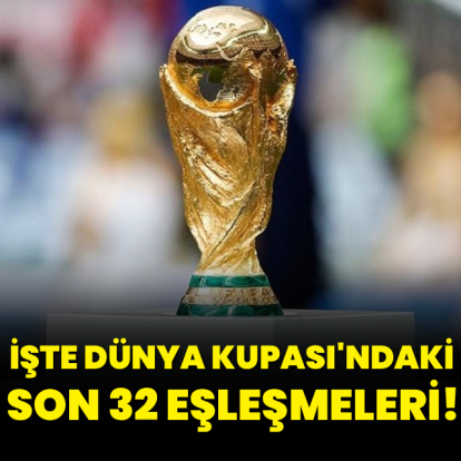 İşte Dünya Kupası'nda son 32 eşleşmeleri!
