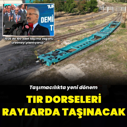 İntermodal taşımacılıkta yeni dönem: TIR dorseleri raylarda taşınacak