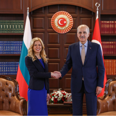 TBMM Başkanı Kurtulmuş, Bulgaris'tan Ulusal Meclisi Başkanı Dotsova ile görüştü