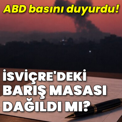 İsviçre'deki barış masası dağıldı