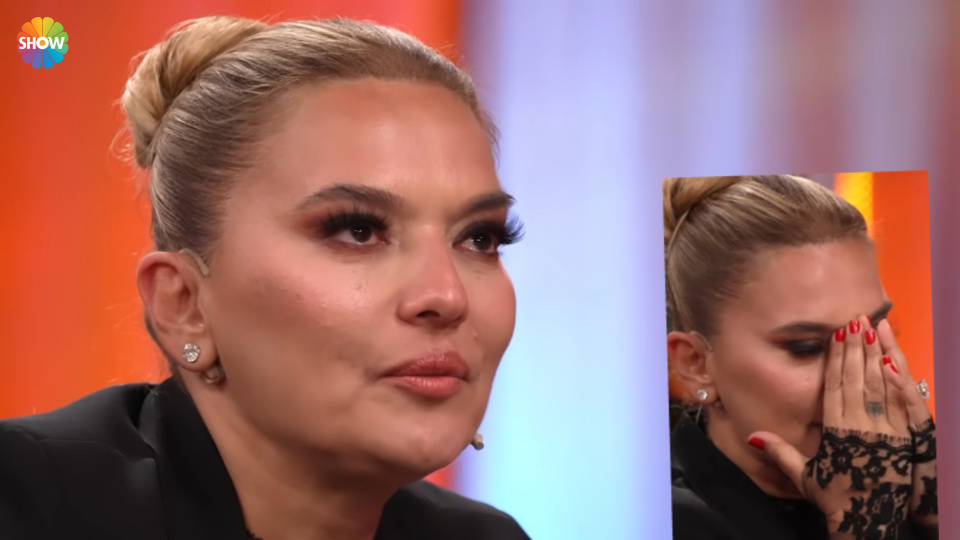 Demet Akalın'ın gözyaşları