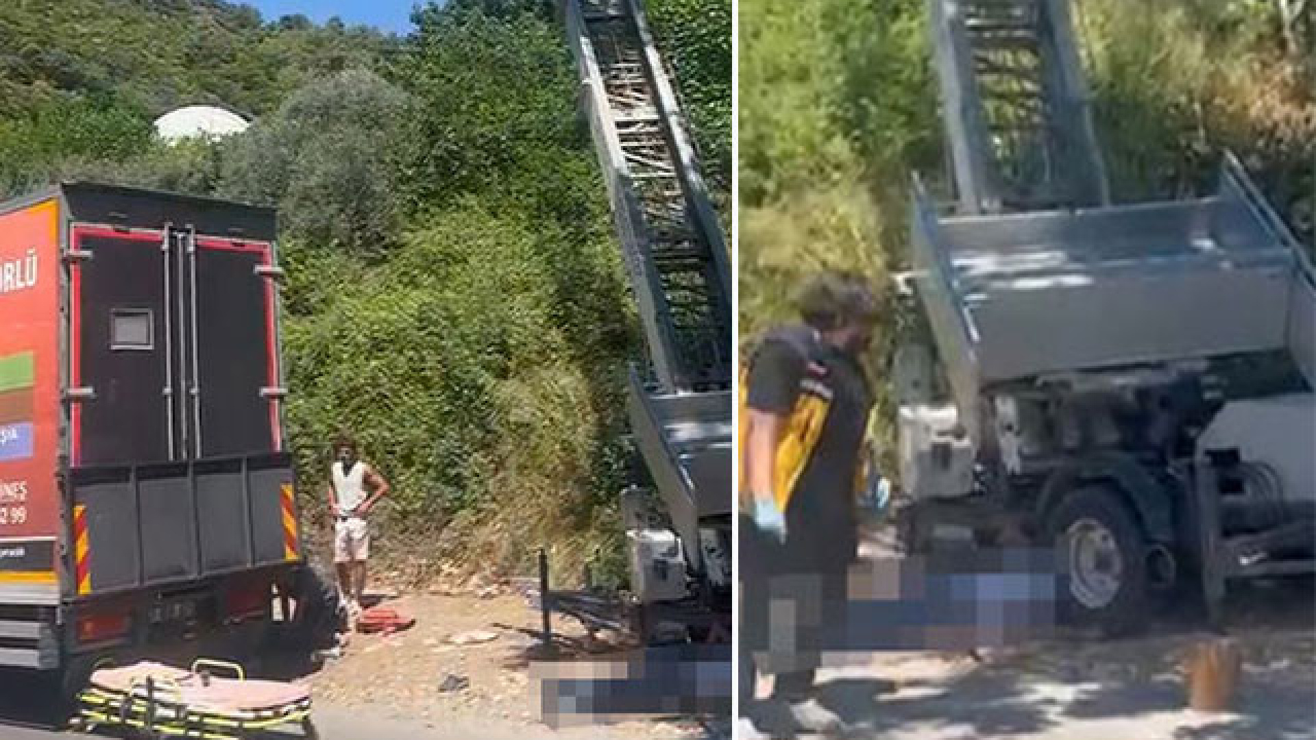 Antalya'da yük asansörü faciası: Elektrik hattına düşen asansör iki kişiyi öldürdü