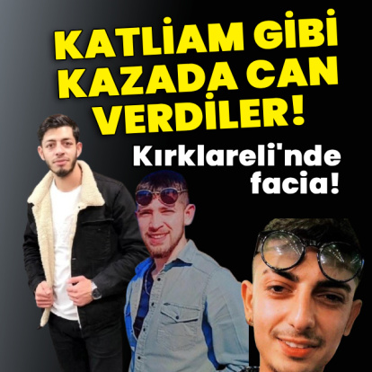 Otomobil devrildi, 3 kişi öldü!