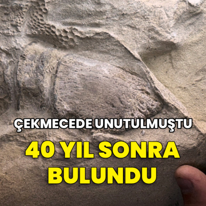 Çekmecede unutulmuştu! 40 yıl sonra bulundu