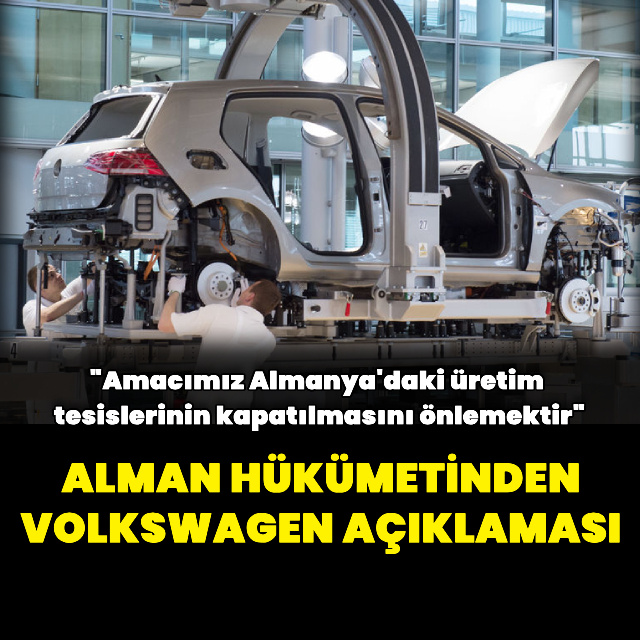 Alman hükümetinden Volkswagen açıklaması