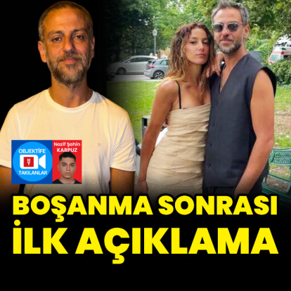 Boşanma sonrası ilk açıklama