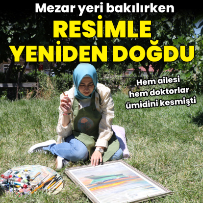 Mezar yeri bakılırken resimle yeniden doğdu