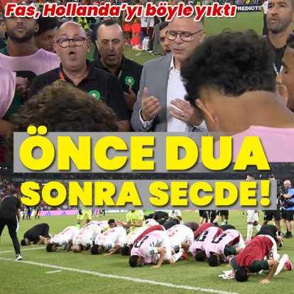 Önce dua sonra secde!