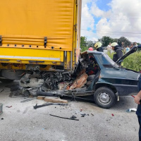 TIR'a arkadan çarptı! Can kayıpları var!