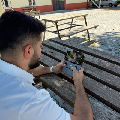 Muhtardan orman yangınına karşı dronlu gözlem