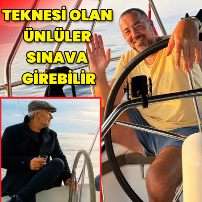 Teknesi olan ünlüler sınava girebilir