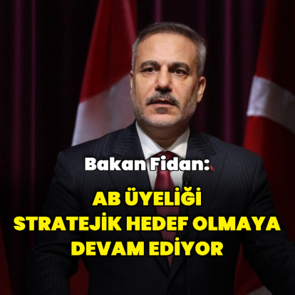 "AB üyeliği stratejik hedef olmaya devam ediyor"