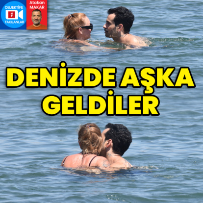 Denizde aşka geldiler