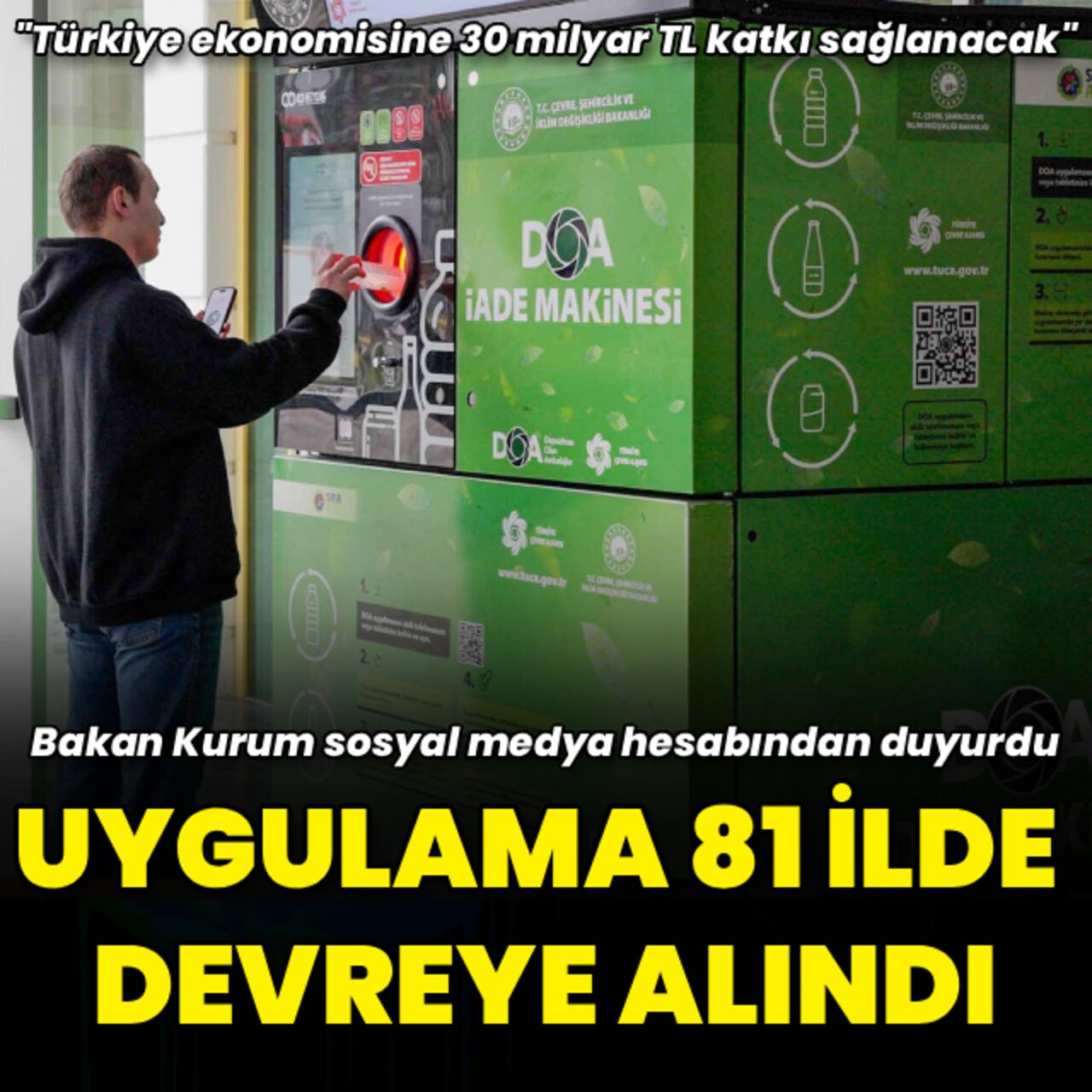 Depozito Yönetim Sistemi devreye alındı