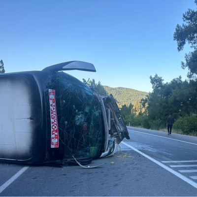Antalya'da kaza: 1 ölü, 12 yaralı
