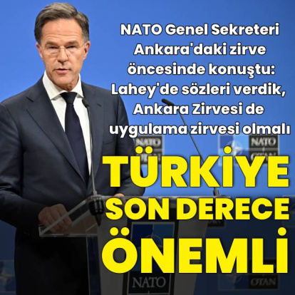 NATO Genel Sekreteri Rutte: Türkiye son derece önemli
