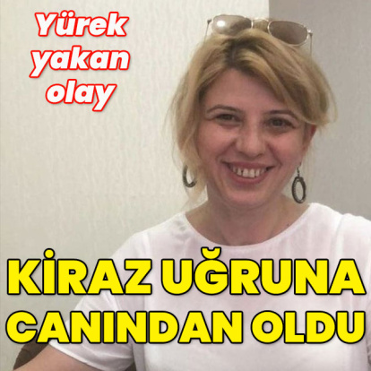 Yürek yakan olay... Kiraz uğruna canından oldu!