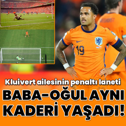 Kluivert ailesinin penaltı laneti!