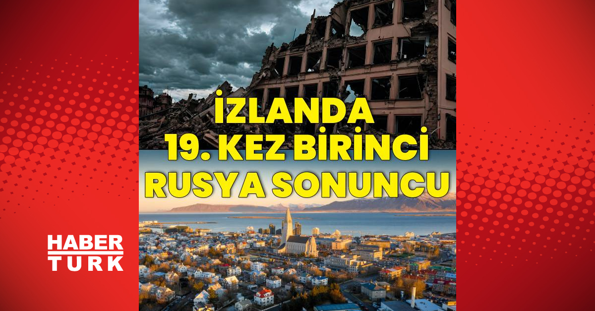 İzlanda birinci, Rusya sonuncu